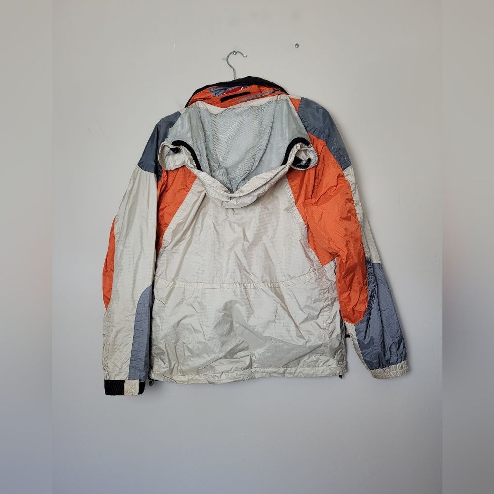 Vintage 2002 Winter Olympics Jacket Windbreaker Marker Orange Gray Nylon Size XS - Picture 9 of 14